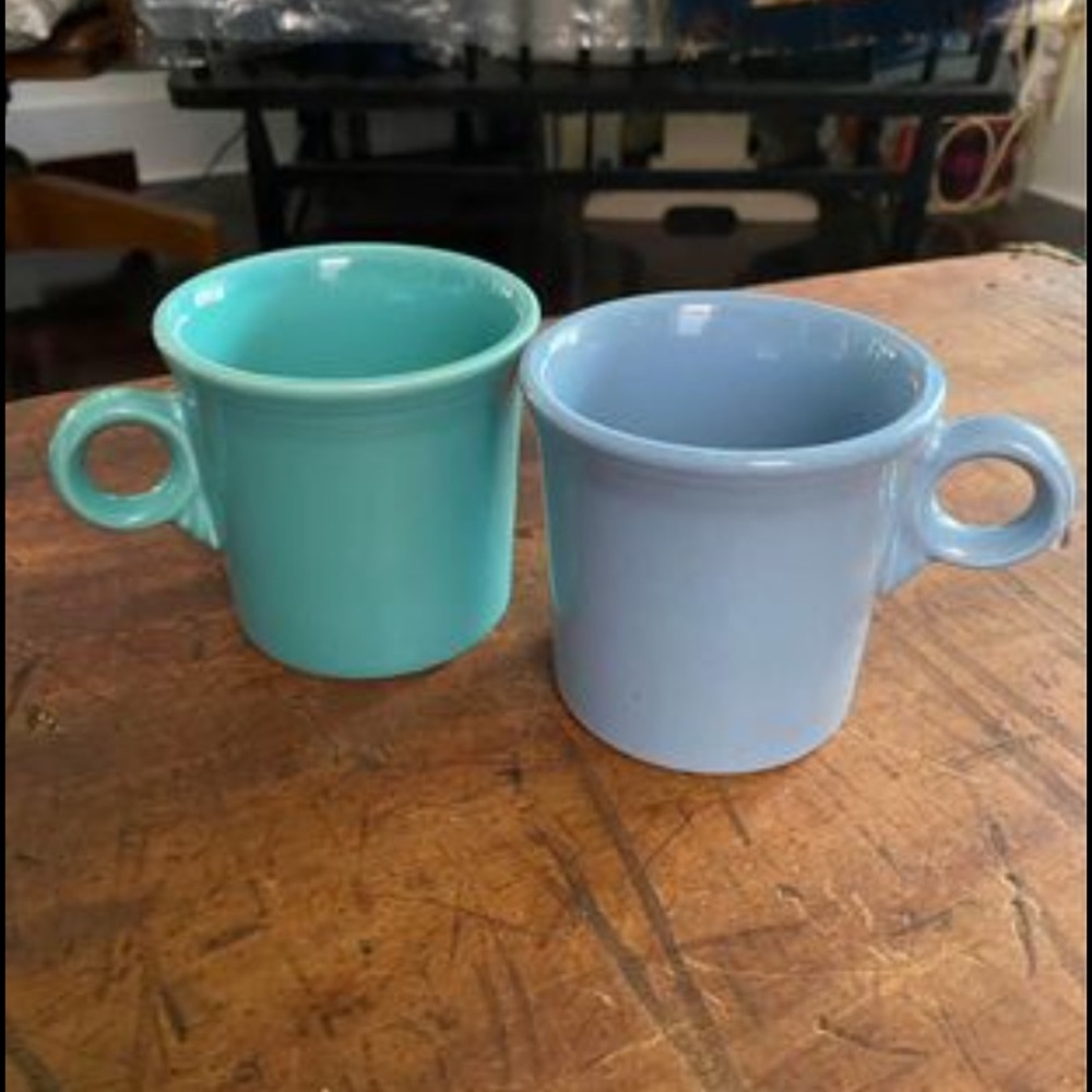 Set of 2 Fiesta Fiestaware Coffee Cups Mugs